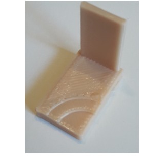 Pierre tombale inspirée de la Tombe d' Alain Bashung, échelle ho