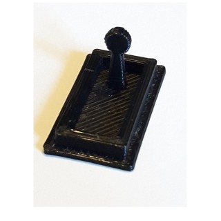 Pierre tombale inspirée de la Tombe de Mouloudji, échelle ho