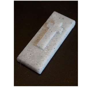 Pierre tombale n° 5 échelle Ho