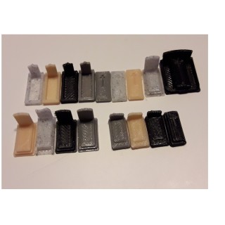 17 pierres tombales échelle N