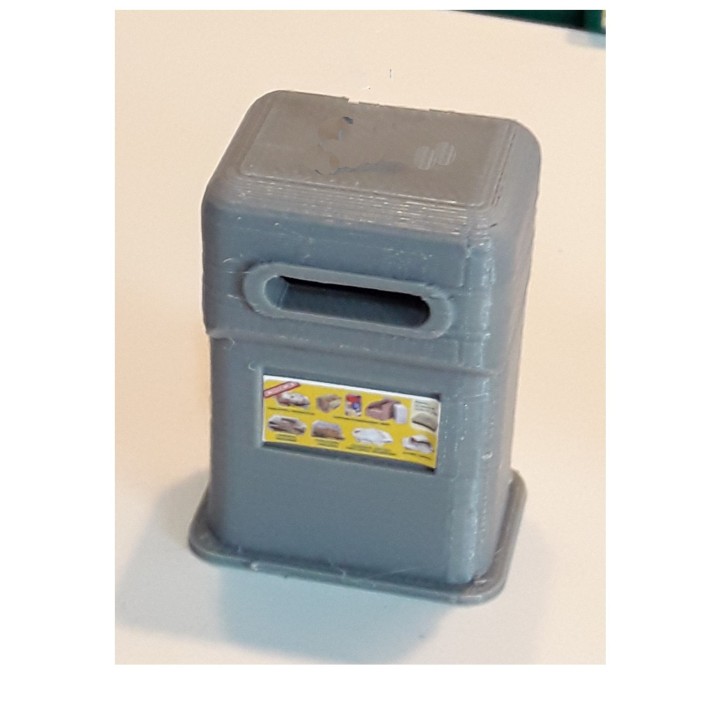 Borne de recyclage pour papier, échelle Ho