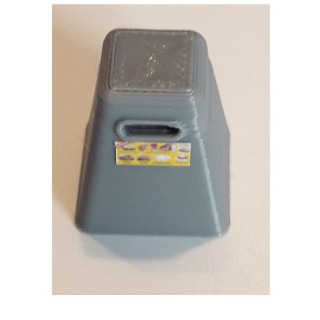 Borne de recyclage pyramide pour papier, échelle Zéro