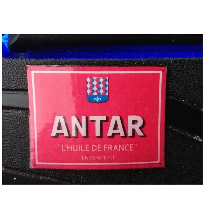 Repro de plaque émaillée "Antar" 1/43 Neuve