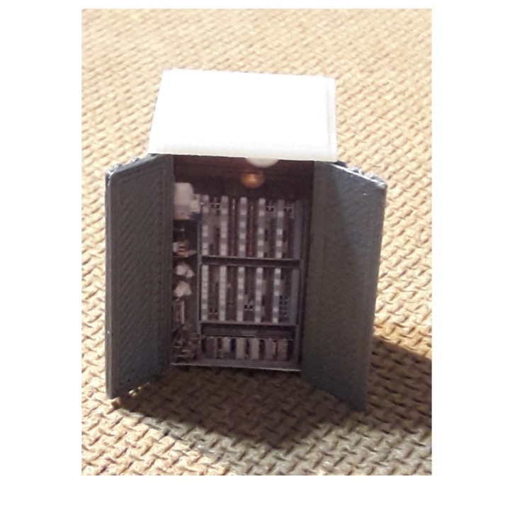 Armoire électrique passage à niveau ho 1/87