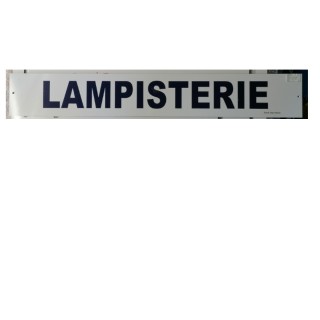 Plaque Lampisterie