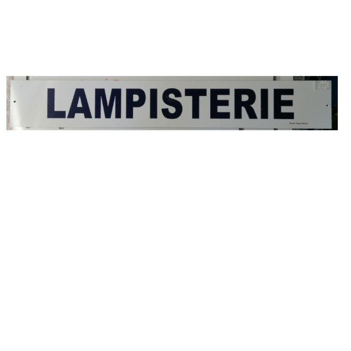 Plaque Lampisterie