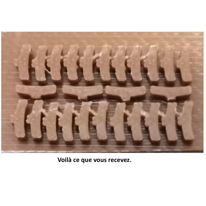 Semelles de freins neuves échelle zéro