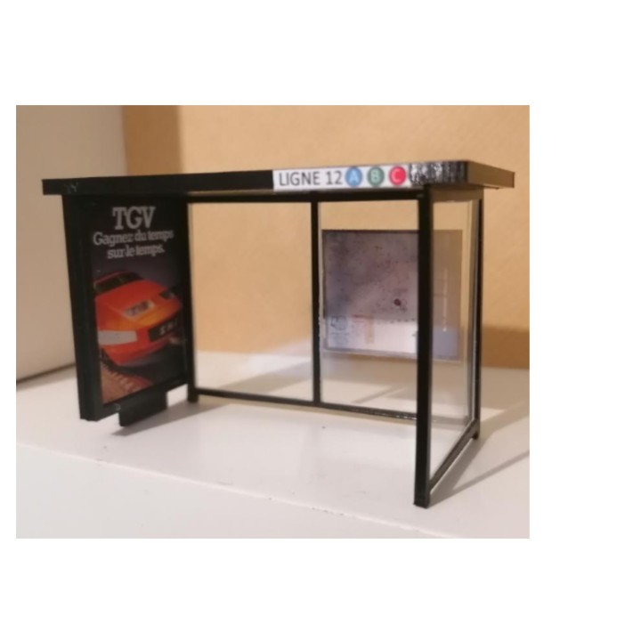 Abribus, échelle zéro