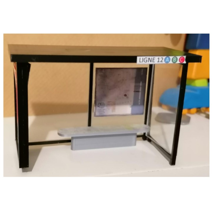 Abribus, échelle zéro