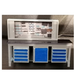 Etabli atelier soufflet échelle Zéro