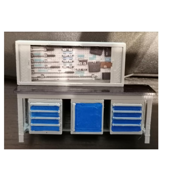 Etabli atelier soufflet échelle Zéro