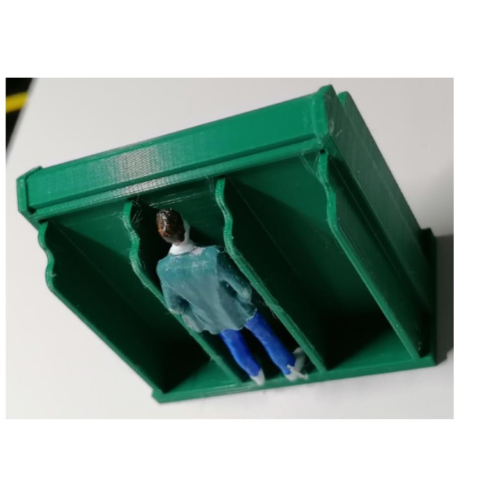 Vespasienne échelle Zéro