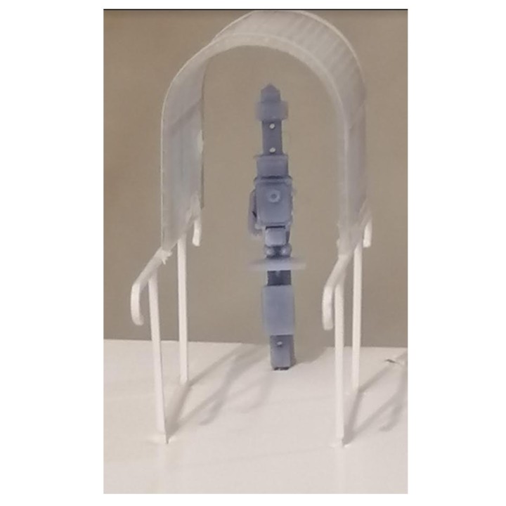 Cabine téléphone de voie Sncf, échelle zéro.1/43,5