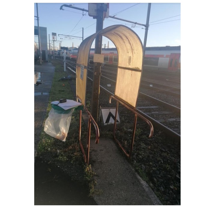 Cabine téléphone de voie Sncf, échelle zéro.1/43,5