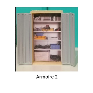 Armoire de bureau mod 2,  échelle zéro.