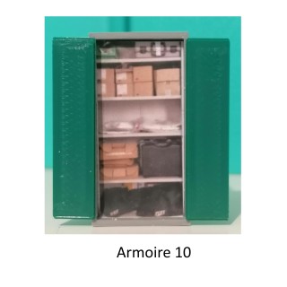 Armoire de bureau ou d'atelier, mod 10, échelle zéro