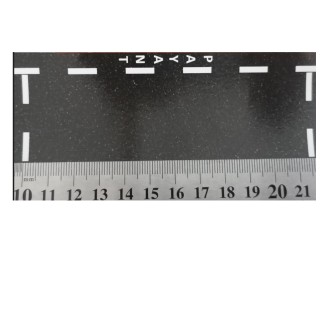 8 Places de stationnement blanches payant, échelle Zéro