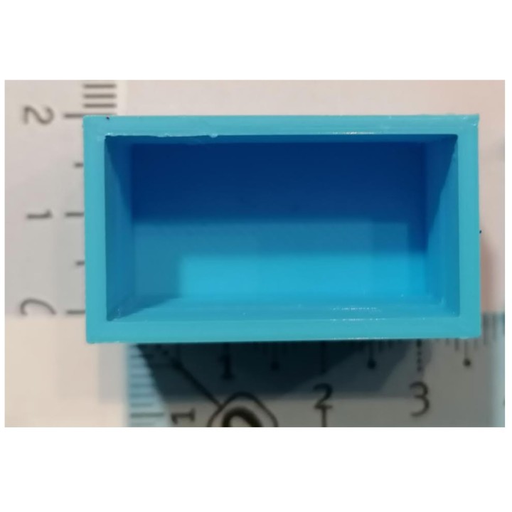 Bac de recyclage pour les déchets en mélange, échelle zéro