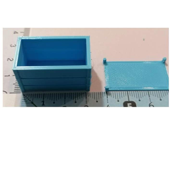 Bac de recyclage pour les déchets en mélange, échelle zéro