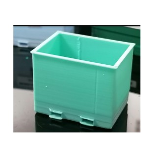 Bac de recyclage, échelle zéro