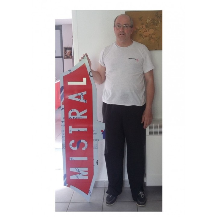 Plaque Mistral échelle 1