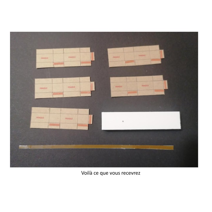 Cartons de déménagements, échelle zéro