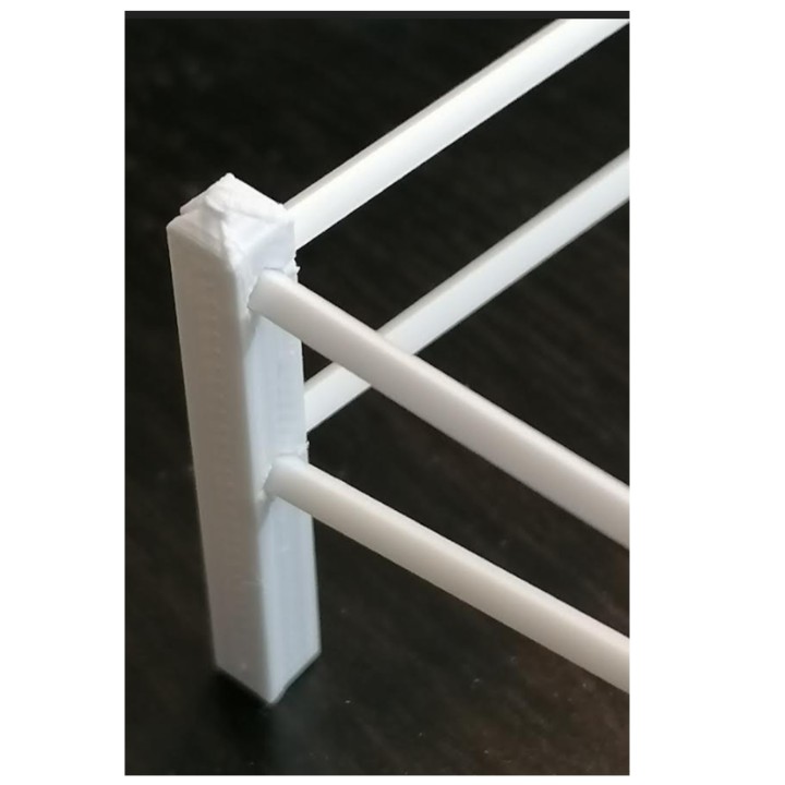 4 poteaux d'angle pour clôture paddock 1/32