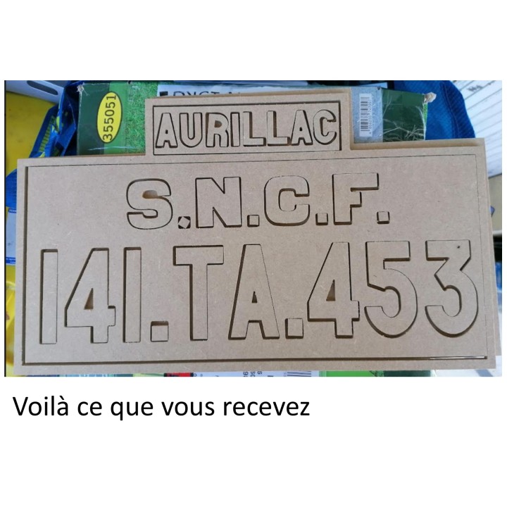 Plaque 141 TA 474