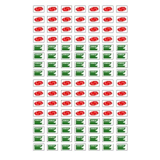Autocollants Sernam pour Ho G40, G10? G50? G71 ET G80