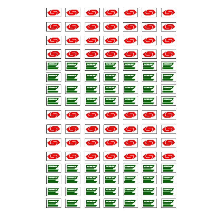 Autocollants Sernam pour Ho G40, G10? G50? G71 ET G80