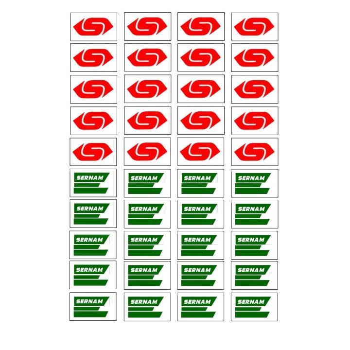 Autocollants Sernam 1/43,5- G40, G10, G50, G71 et G80
